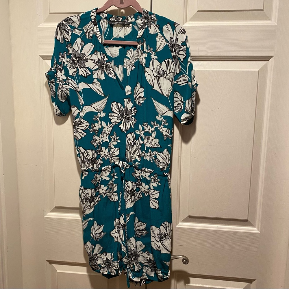Tropical Romper Zara Woman